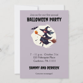 Einladungen zum beängstigenden Halloween-Party