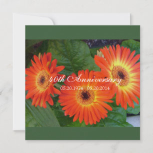 Einladungen zum blumigen Hochzeitstag