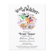 Einladungen zum Brautparty von Hexen