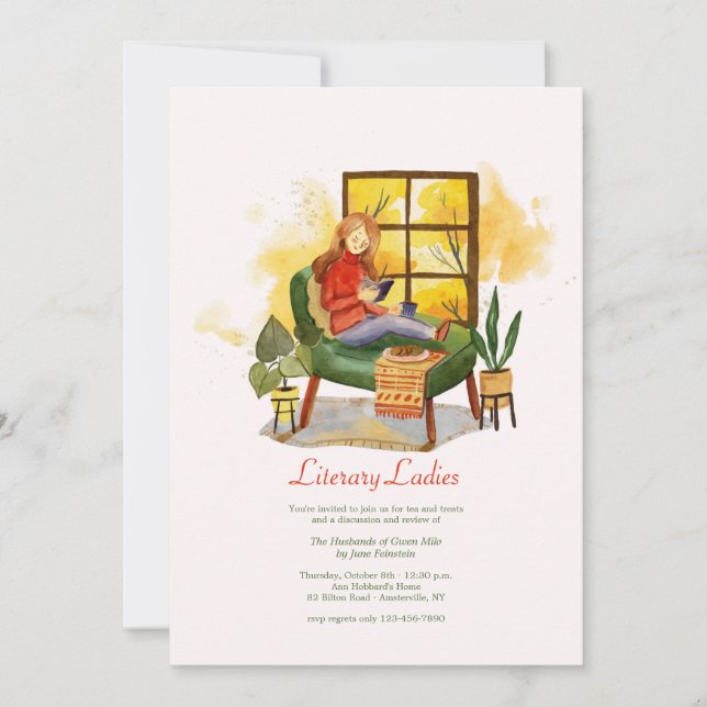 Einladungen zum Buchclub (Vorderseite)