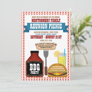 Einladungen zum Familientreffen-Picknick