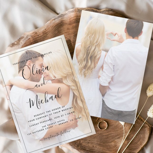 Einladungen zum Foto Picture Wedding (Von Creator hochgeladen)