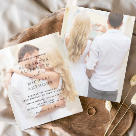 Einladungen zum Foto Picture Wedding Flyer