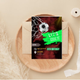 Einladungen zum Fußball zum Geburtstag, Einladung 