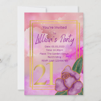 Einladungen zum Geburtstag