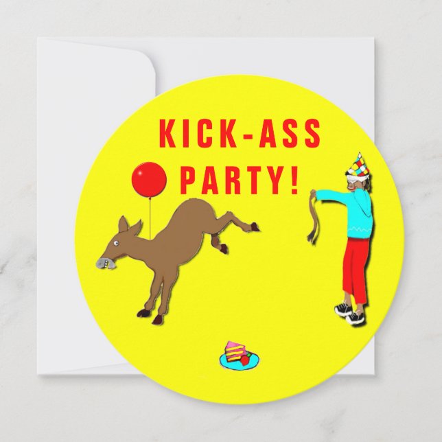 Einladungen zum Geburtstag von Erwachsenen (Vorderseite)