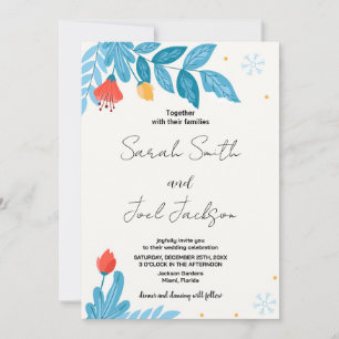 Einladungen zum Hochzeitsschnee von Orange