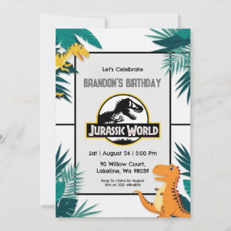 Einladungen zum Jurassic World Geburtstag