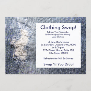 Einladungen zum Kleidertausch