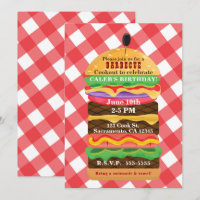 Einladungen zum Red Hamburger Summer Cookout
