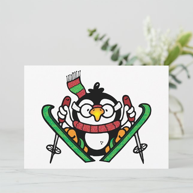 Einladungen zum Skispringen von Pinguin (Von Creator hochgeladen)