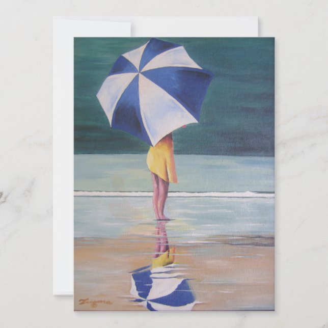 Einladungen zum Strand (Vorderseite)