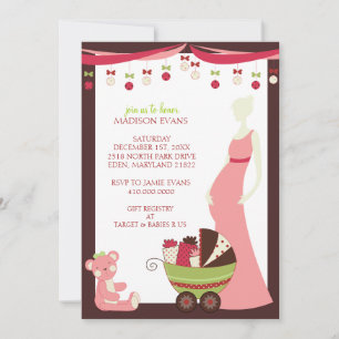 Einladungen zum Thema "Holiday Theme Baby Shower {