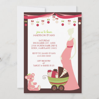 Einladungen zum Thema "Holiday Theme Baby Shower {