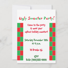 Einladungen zum "Ugly Sweater Party"