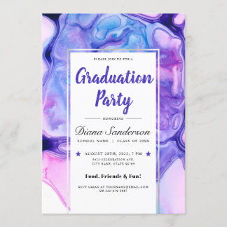 Einladungen zur Ätherischen Wave Graduation Party 