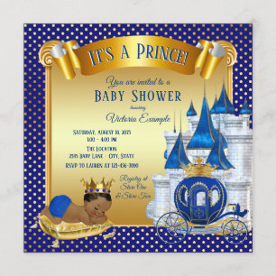 Einladungen zur Babyparty für afroamerikanischen P