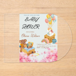 Einladungen zur Babyparty individuell anpassbar
