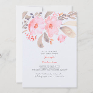 Einladungen zur Blumenwasser-Bridal-Dusche