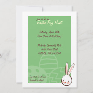 Einladungen zur Bunny Easter Egg Hunt
