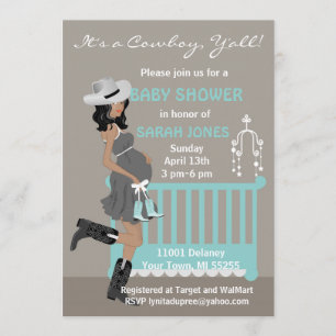 Einladungen zur Cowboy-Babydusche