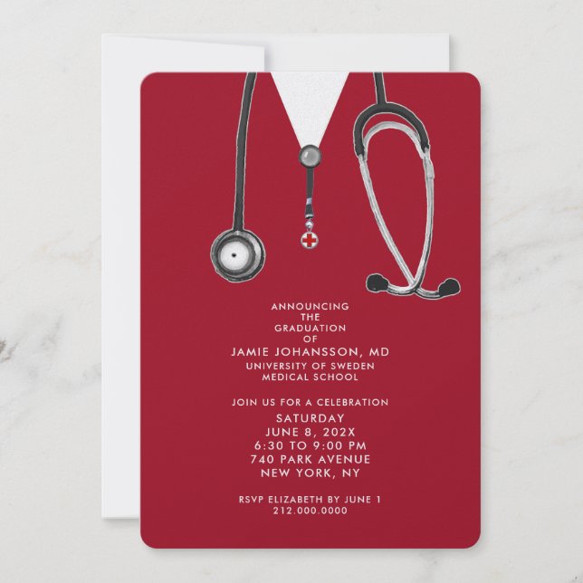 Einladungen zur Doktorand (Vorderseite)