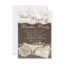 Einladungen zur Dusche von Lingerie