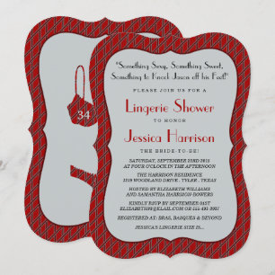 Einladungen zur extravaganten Lingerie Dusche