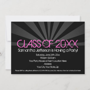 Einladungen zur Fashion Spotlight Graduation Party