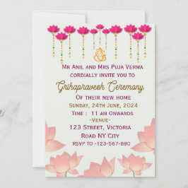 Einladungen zur Feier Grihapravesh