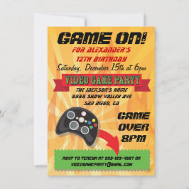Einladungen zur Geburtstagsfeier des Videospiels
