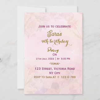 Einladungen zur Geburtstagspartei