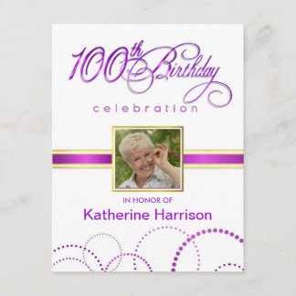 Einladungen zur Geburtstagspartei - mit Monogramm