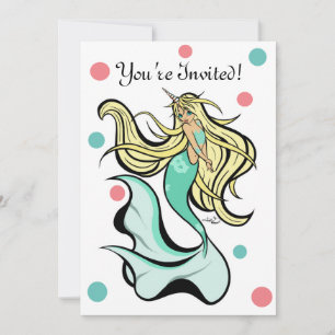 Einladungen zur Geburtstagspartei von Mermicorn