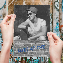 Einladungen zur Graduierungspartei [blau]