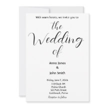 Einladungen zur Hochzeit