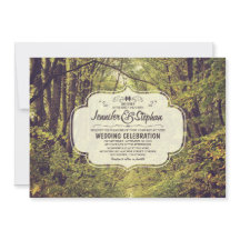 Einladungen zur Hochzeit der inspiriert Forstbäume
