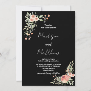 Einladungen zur Hochzeit von Blume