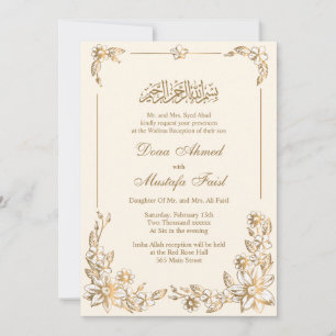 Einladungen zur Hochzeit von Botanica nikahl
