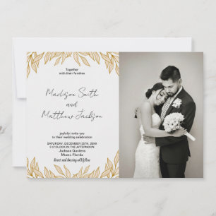 Einladungen zur Hochzeit von Frauen mit Foto