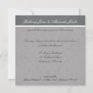 Einladungen zur Hochzeit von Gray Lace