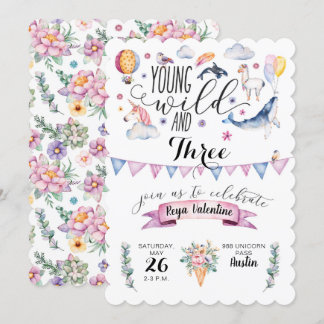 Einladungen zur Jungfrau, Wild und Drei Geburtstag