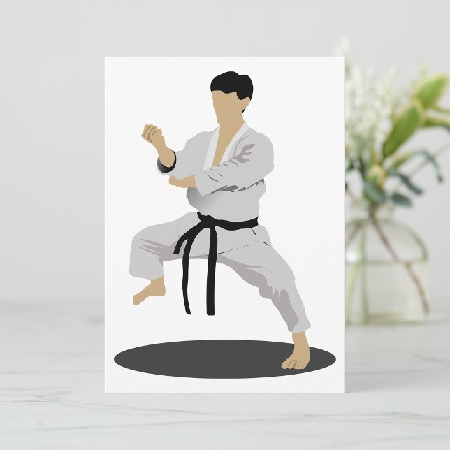 Einladungen zur Karate Pose (Von Creator hochgeladen)