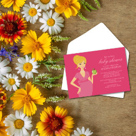 Einladungen zur Kinderdusche {Pink}