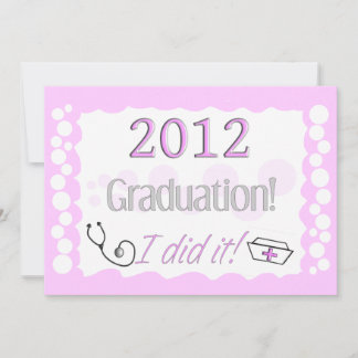 Einladungen zur Krankenschwester Graduation Party 