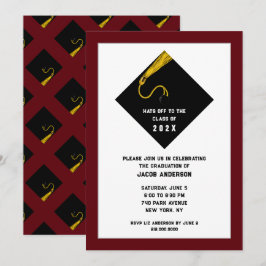 Einladungen zur Maroon Graduation Party