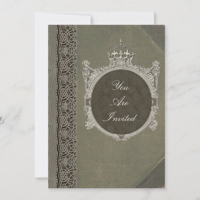 Einladungen zur mittelalterlichen Buchdeckung (Vorderseite)