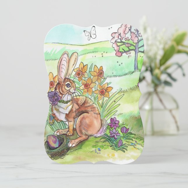 Einladungen zur Ostereierjagd (Stehend Vorderseite)