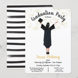 Einladungen zur personalisierten Portrait Graduati