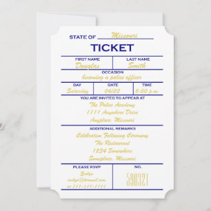 Einladungen zur Polizeischulung für das Weiße Tick